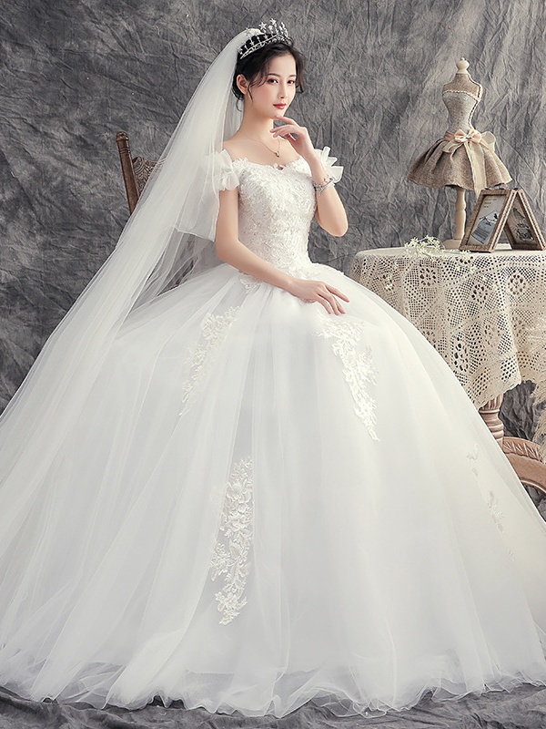 Off Shoulder Bridal Gown