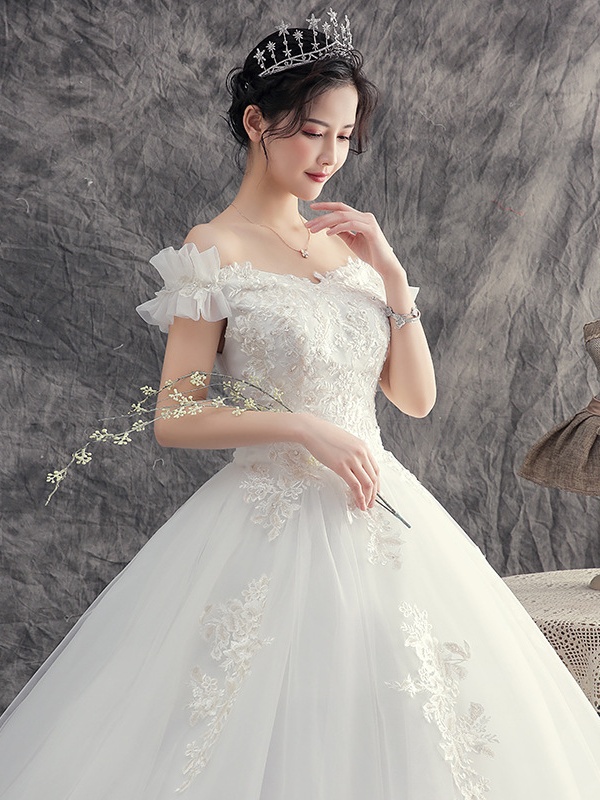 Off Shoulder Bridal Gown