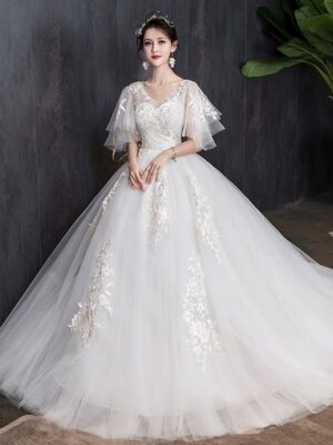 French Lace Bridal Dress
