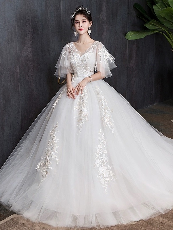 French Lace Bridal Dress
