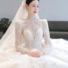 Vintage Long Sleeve Gown