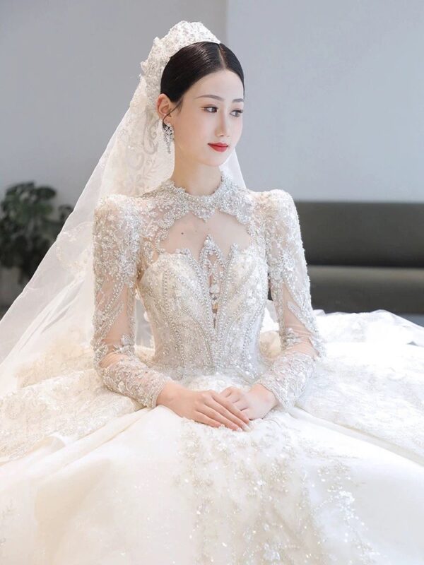 Vintage Long Sleeve Gown