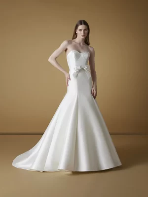 Sweetheart Mermaid Mikado Wedding Dress