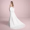 V-Neck Mermaid Wedding Dress in Mikado