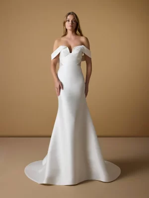 Sweetheart Mikado Mermaid Wedding Dress