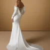 Sweetheart Mermaid Satin Wedding Dress