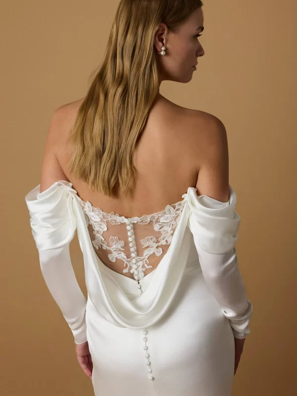 Sweetheart Mermaid Satin Wedding Dress